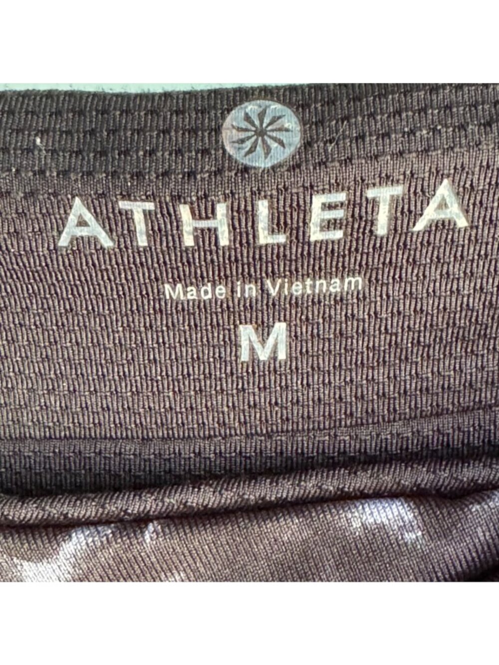 Athleta Flirty Stardust 2 In 1 Skirt Capris Leggings M Black Animal Print 929779 - Picture 2 of 14